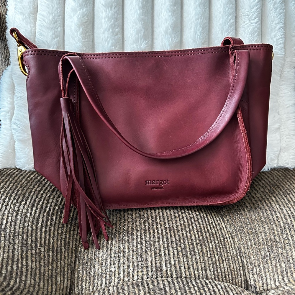 Margot Burgundy Shoulder Bag
